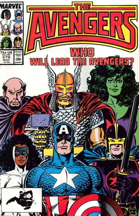 Marvel Comics Of The 1980s 1987 Avengers 279 By John Buscema And