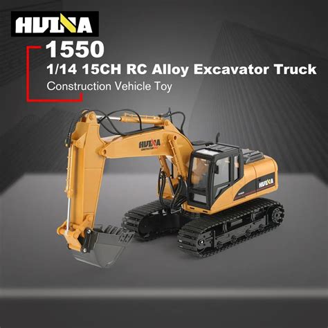 Huina 1550 Rc Excavator 680 Degree Rotation Alloy Bucket 114 15ch
