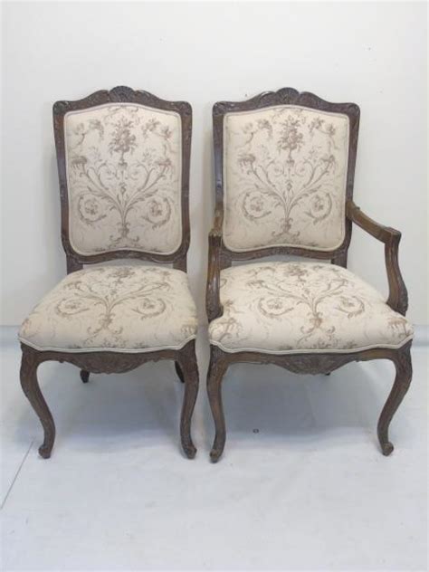 Discover amazing prices on french dining chairs. Sold Price: Set of 8 Country French Upholstered Dining ...