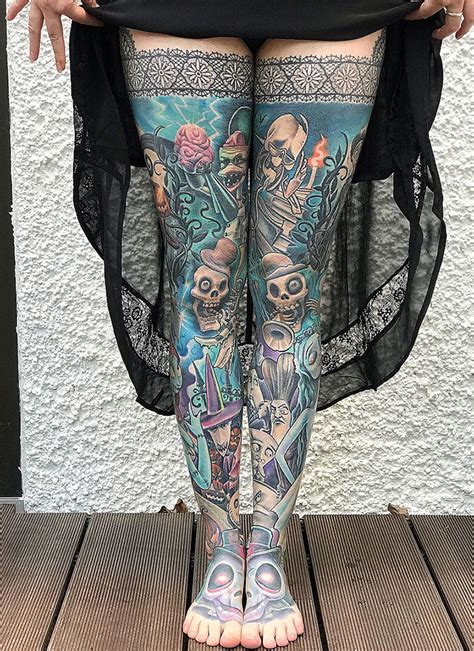 People Who Got Awesome Leg Tattoos Demilked