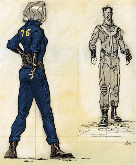 Vault Jumpsuits Fallout Concept Art Fallout Fan Art Character Design