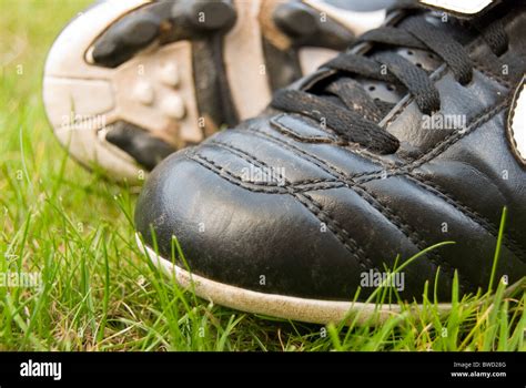Black Football Boots Hi Res Stock Photography And Images Alamy
