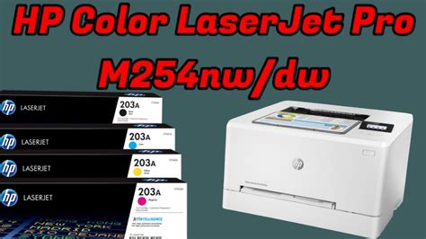 انقر فوق برنامج تشغيل الملفات. HP color LaserJet Printer M254 Unboxing & Review - YouTube