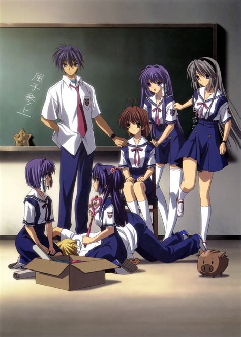 Fujibayashi Kyou Furukawa Nagisa Sakagami Tomoyo Okazaki Tomoya