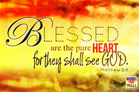 Blessed Are The Pure In Heart For They Shall See God Free Bible