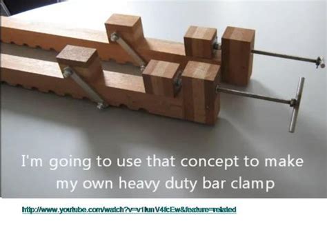 This is the simplest way i have ever seen to make great. Diy Wood Bar Clamps Plans DIY Free Download Basement Bar ...