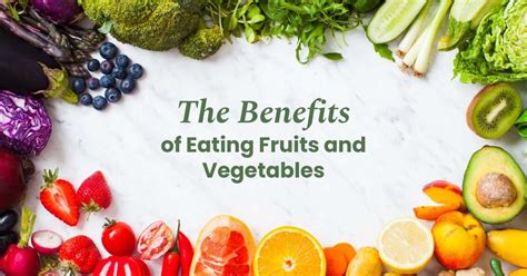 The Benefits Of Eating Fruits And Vegetables Slo Food Bank