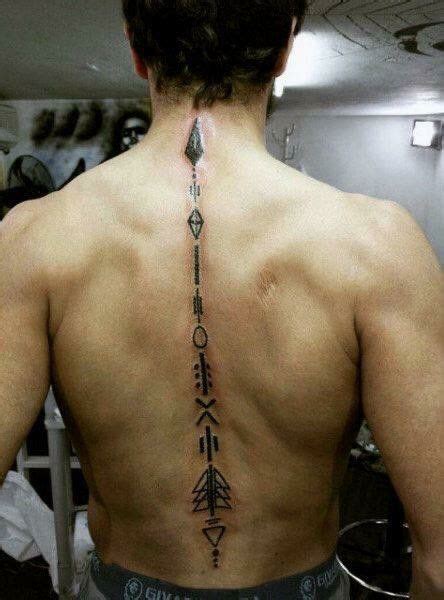 Pin By Vishnu Charan On Idées De Tatouages Spine Tattoo For Men