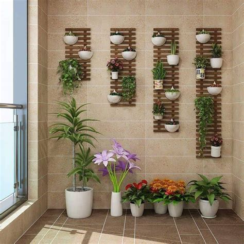 Momkids 3 pcs (19.5 ft) artificial rose flowers vine faux flower plants rose ivy hanging baskets fake silk garland lifelike floral for home garden party wedding arch diy outdoor decoration (red) 4.2 out of 5 stars 322 Top 4 Wall Hanging Plant Pot Designs