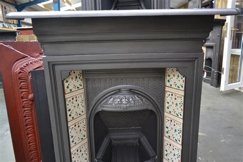 Small Victorian Fireplace Tiled 4210tc Antique Fireplace Co