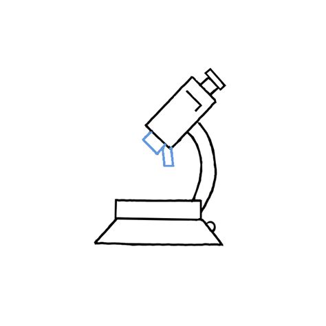 How To Draw A Microscope Step By Step Easy Drawing Guides Drawing