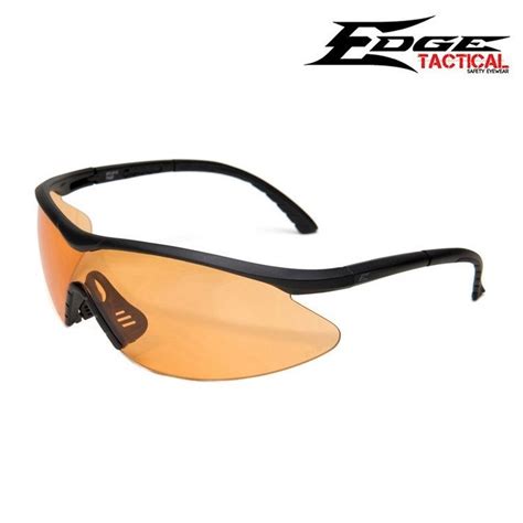 Edge Tactical Eyewear Anti Fog Glasses Fastlink Tiger Lense Kinetic
