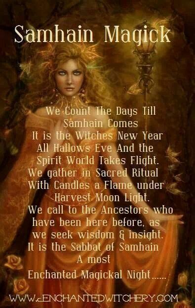 Samhain Halloween All Hallows Eve Blessings Samhain Magick Samhain