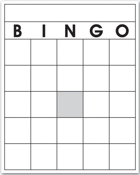 6 Best Images Of 4x4 Blank Bingo Cards Printable 4x4 Blank Bingo Card