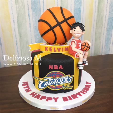 Nba Basketball Fondant Cake Teen Cakes Nba Basketball Fondant Cakes Cake Ideas Birthday Cake