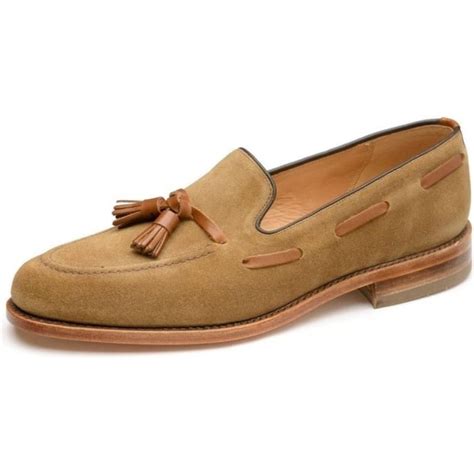 Loake Mens Lincoln Tassel Loafer In Tan Suede Parkinsons Lifestyle