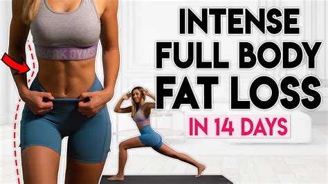 Intense Full Body Fat Loss In 14 Days No Jumping 10 Min Workout Youtube