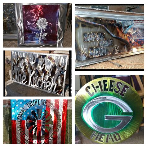 Metal Signs Etsy Handmade Custom Metal Wall Art Name Plate Etsy
