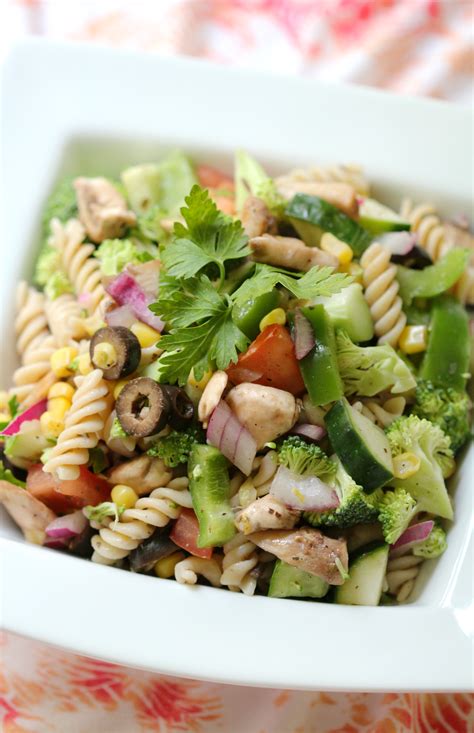 The tomato marinade takes 5 minutes to assemble and then you let it marinate all day. Summer Veggie Pasta Salad