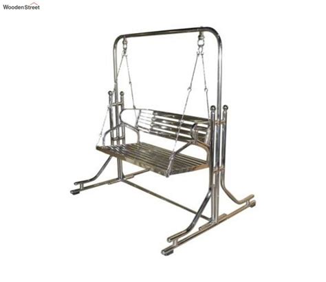 Buy Indoor Stainless Steel Swing Jhula With Reversible Seat 2 Seater