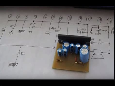 The ic amplifier has low distortion and has built in. Amplifier using ic LA4440 || test - YouTube