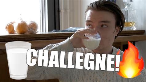 Insane Milk Drinking Challenge Gone Right Youtube