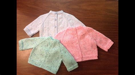 Pick up and knit the sleeves. Star Stitch Raglan Baby Jacket by Stitch Niche - YouTube