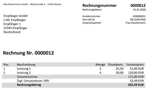 . verzögerung entstehende kosten dem auftraggeber in rechnung gestellt. Wo Finden Sie Einfache Rechnungsvorlagen Für Ihr ...