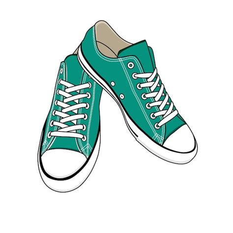 Premium Vector Converse Shoes Sneakers Low Vector Image And Illustration