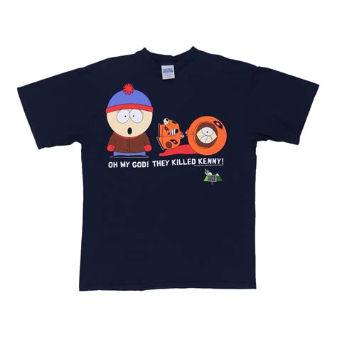 1997 South Park Oh My God They Killed Kenny Shirt Wyco Vintage