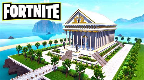 Artemis Temple Worlds Wonder In Fortnite Creative Speed Build