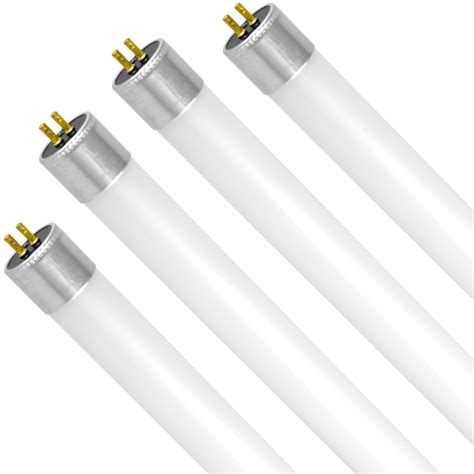 Luxrite 4ft Led Tube Light T5 Ho 25w 54w Equivalent 3500k Natural White 3300 Lumens