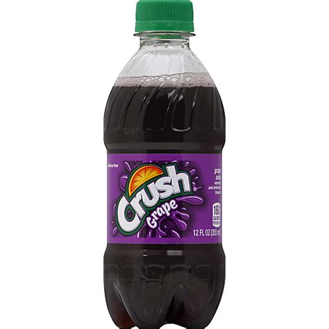 Crush Grape Soda 12 Fl Oz Bottle Grocery Mathernes Market