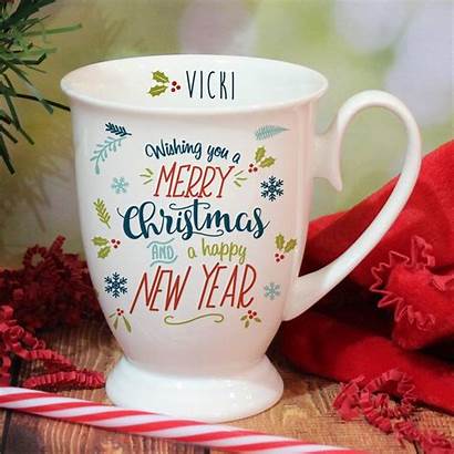Gift Personalised Mug China Bone Merry Mugs