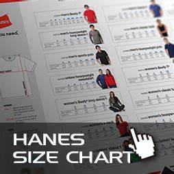 Hanes Size Charts Sizgu Com Lamer