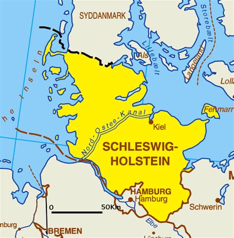 Click = shows location detail info double click = hide location. Map of Schleswig-Holstein : Worldofmaps.net - online Maps ...
