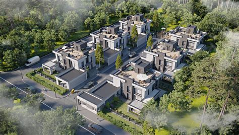 3d Architectural Aerial Rendering Xo3d
