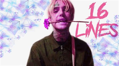 Lil Peep 16 Lines Time94 Remix Youtube