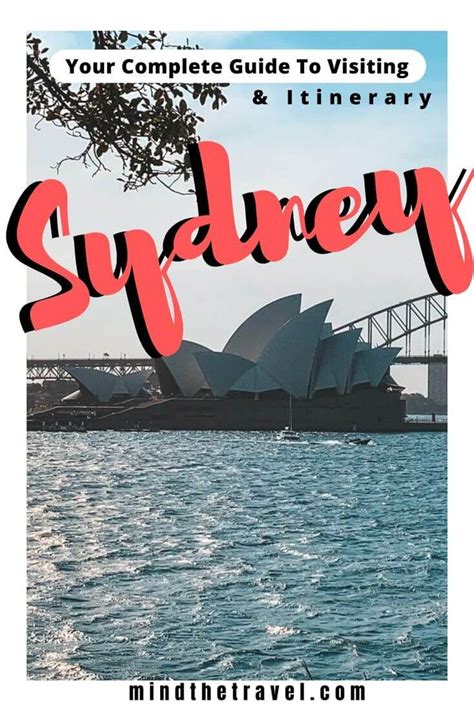 sydney travel guide the ultimate 3 day itinerary in 2020 sydney travel oceania travel
