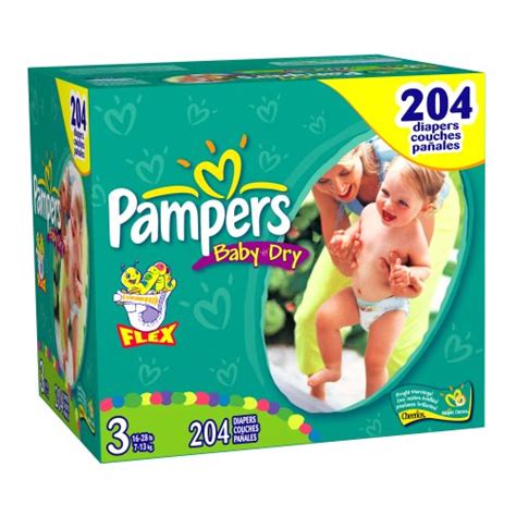 Pampers Baby Dry Diapers Size 3 16 28 Lbs Economy Plus Pack Incl