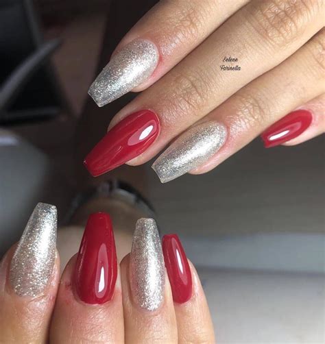 Uñas en colores, uñas rosas, uñas rojas, uñas para eventos formales o graduación y uñas black and white. Uñas Decoradas Rojo Y Plata : Uñas decoradas en plata ...