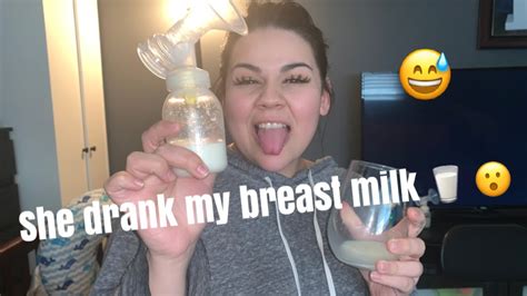 She Drank My Breast Milk Surprise Reaction Youtube