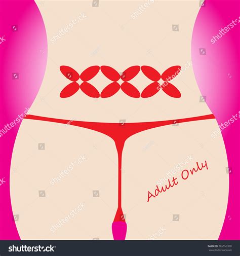 Xxx Bikini Women Hips Bottom Adult Stock Vector Royalty Free Shutterstock