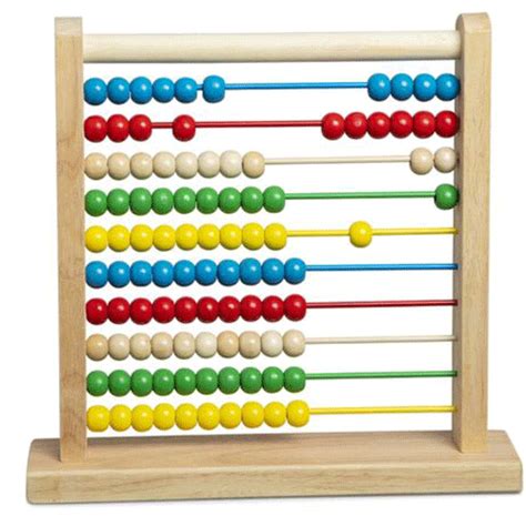 Melissa And Doug Abacus Classic Wooden Toy Pitter Patter Toys And Nursery