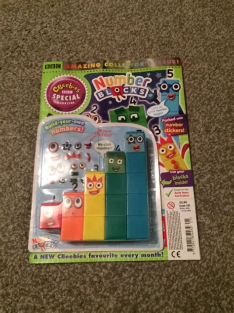 New Numberblocks Collectors Issue Cbeebies Magazine Issue 121