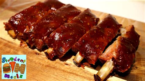 Try broiling and then steaming riblets flavored with honey barbecue sauce. SLOW COOKED OVEN RIBS RECIPE - YouTube