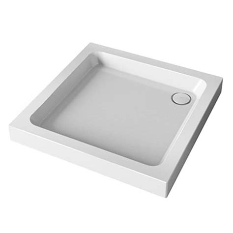 Mira Flight 2 Upstand Square Shower Tray 900 X 900mm With Waste