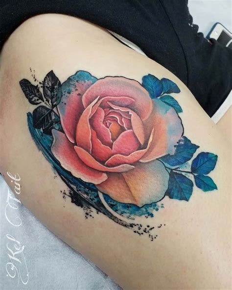 Kel Tait Tattoo On Instagram Heres The Other Rose From The Up For