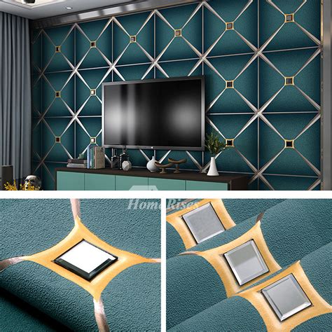 Rhinestone 3d Wallpaper Background Wallpaper Design Home Decor Living Room