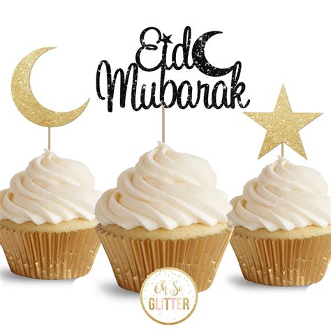 Wishing a happy eid day and saying eid mubarak to your dearest and loved ones is not only satisfying but also reflects the significance of this day to you. Eid Mubarak Cupcake Toppers | Oh So Glitter